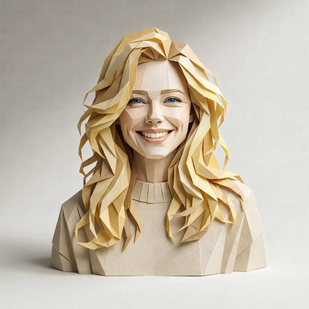 Sculpted Elegance: The Art of Paper Portraits