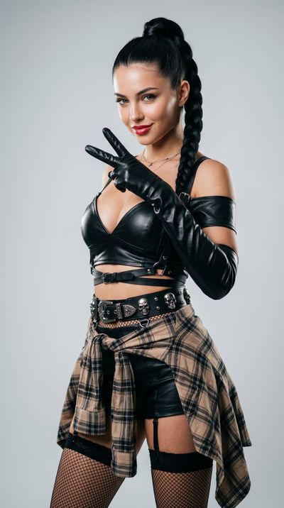 Rebel in Leather: The Pinnacle of Confidence