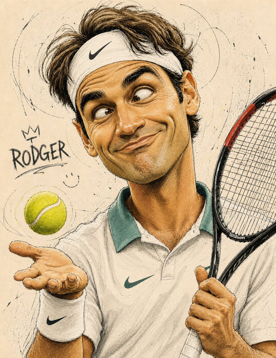 Four sports icons transform into hilarious comic caricatures