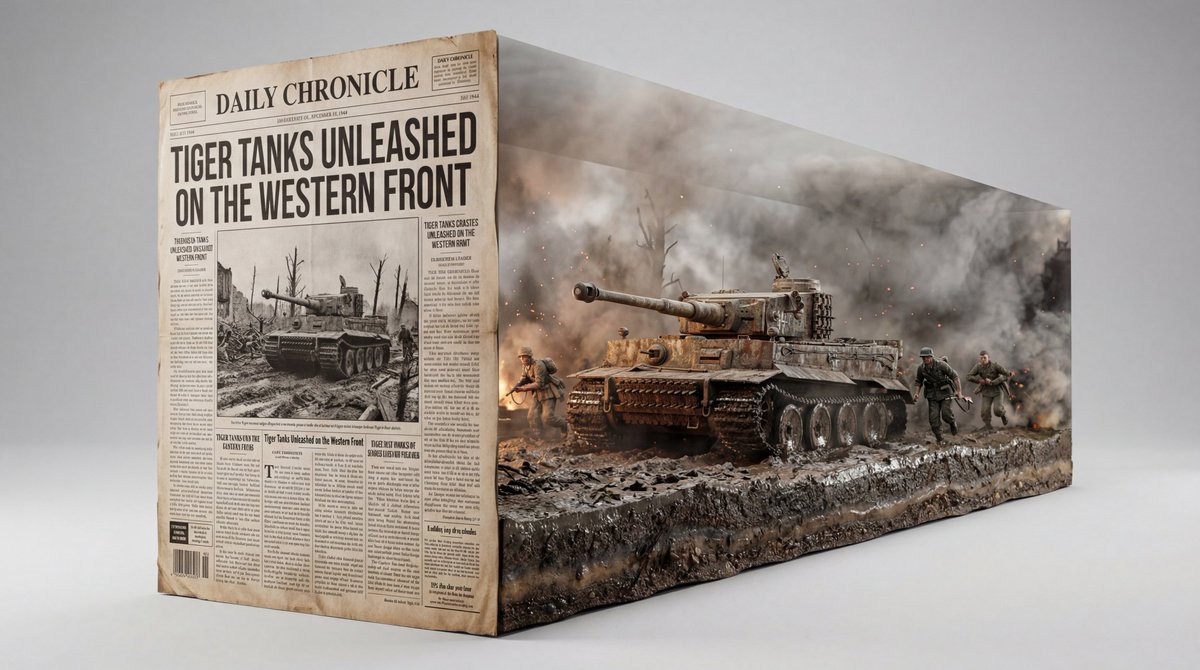 3D Newspaper Diorama with Nano Banana Pro