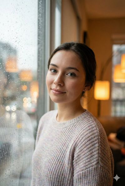 Cozy Calm: A Portrait of Intimacy