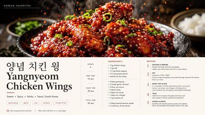 Culinary Magic: Crafting Spicy Chicken Wings with AI