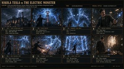 Tesla vs The Electric Beast: A Cinematic Clash