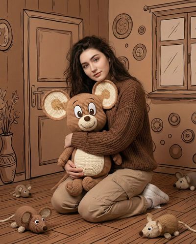 A Cozy Moment with Crochet and Comfort
