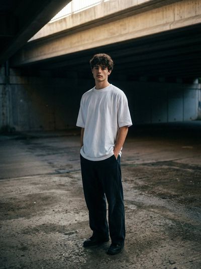 Urban Solitude: A Cinematic Portrait