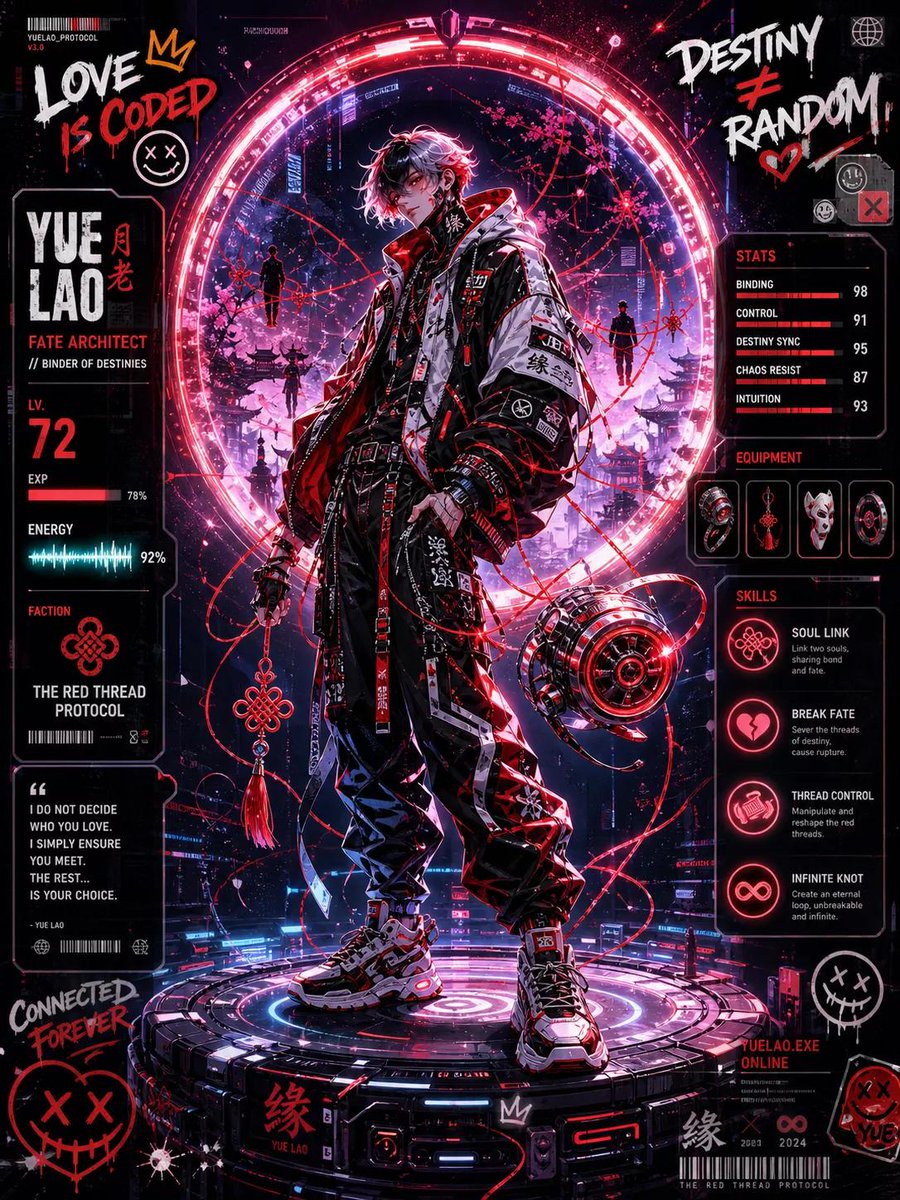Futuristic Hero with Quantum Energy