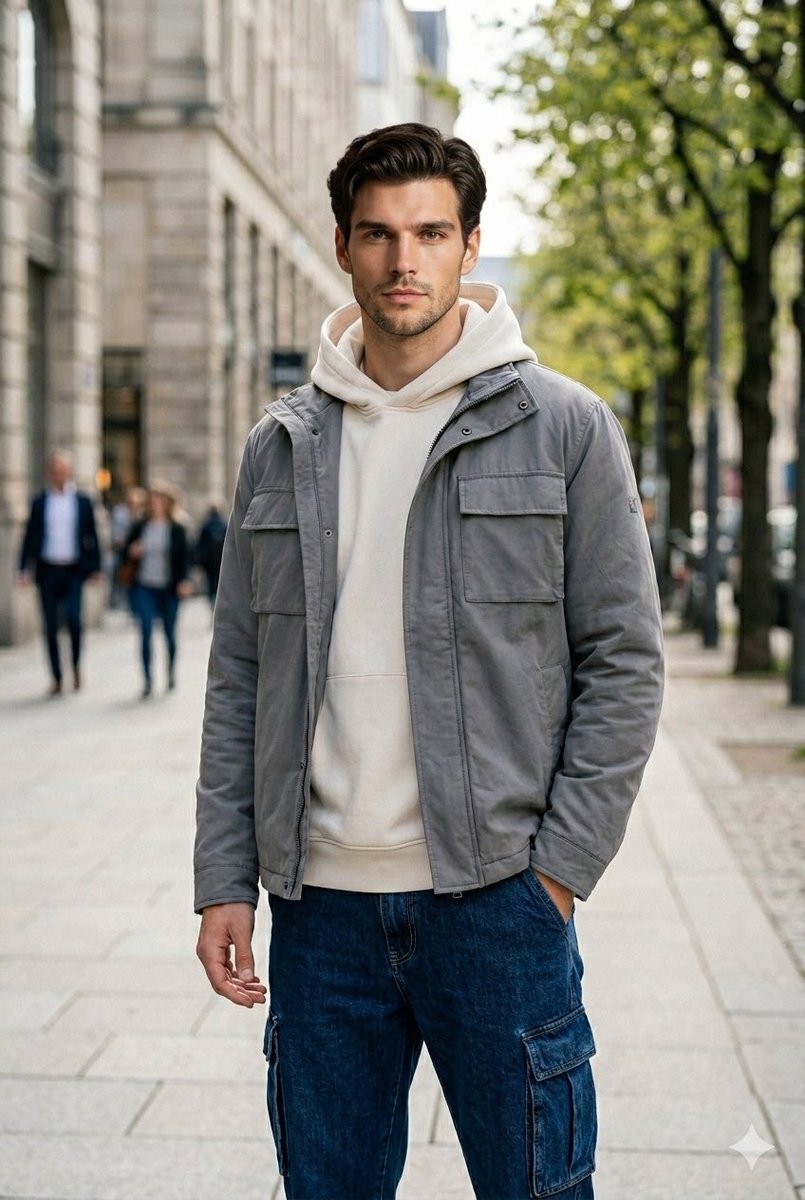 Street Style Unfiltered: Ultra Realistic Portrait in Urban Setting