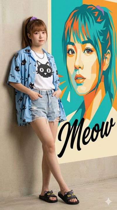 Casual Cool Meets Anime Vibes