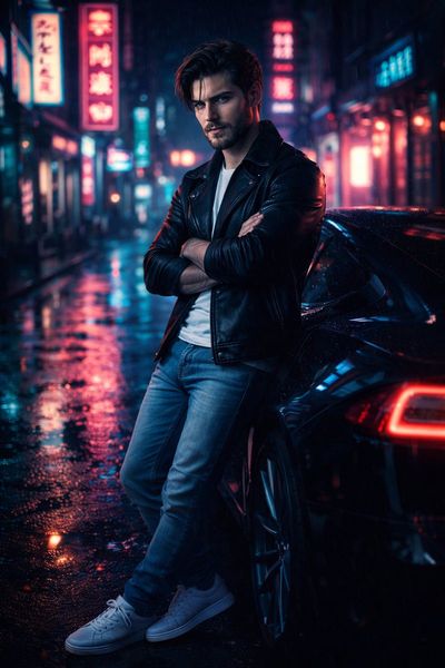 Neon Nights: A Confident Urban Dream