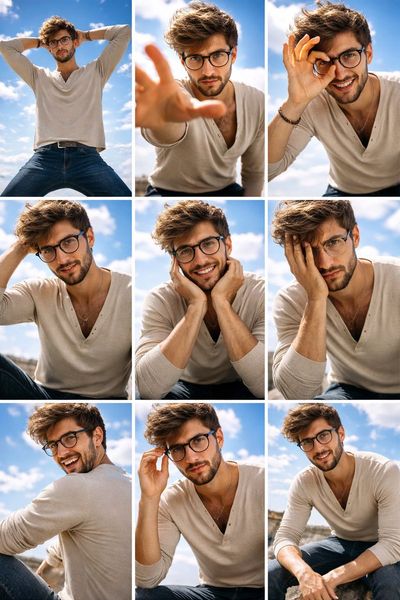 Dynamic Portraits in a Cloudy Canvas