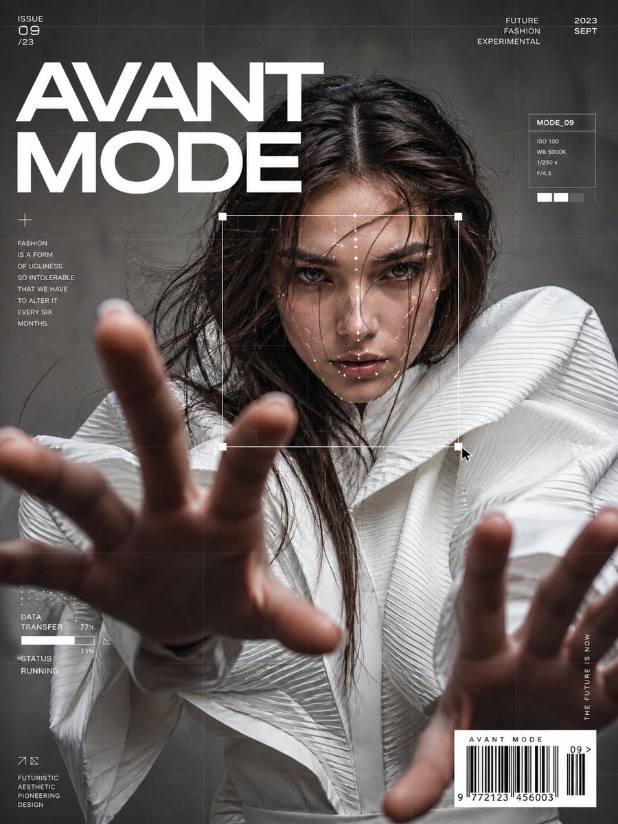 Avant-Garde Couture in High-Tech Editorial