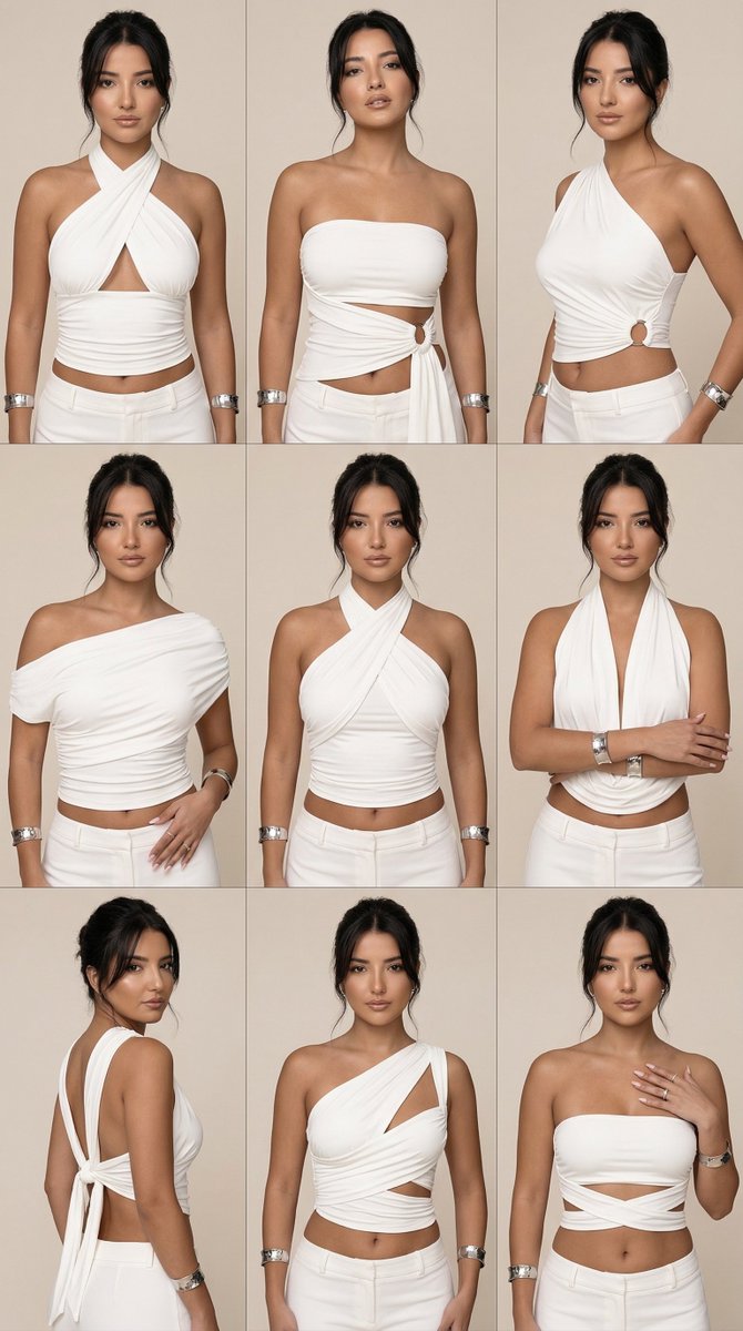Sculpted Elegance in Nine Frames