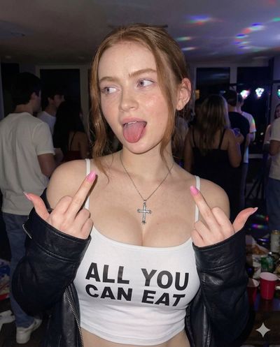 Rebel Spirit at a Neon-Lit House Party