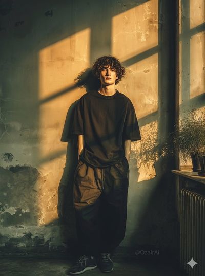 Cinematic Portrait in Golden Hour Light