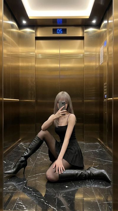 Midnight Reflections in Black and Gold