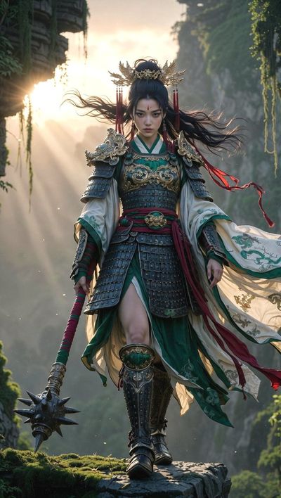 The Unyielding Warrior in Her Element