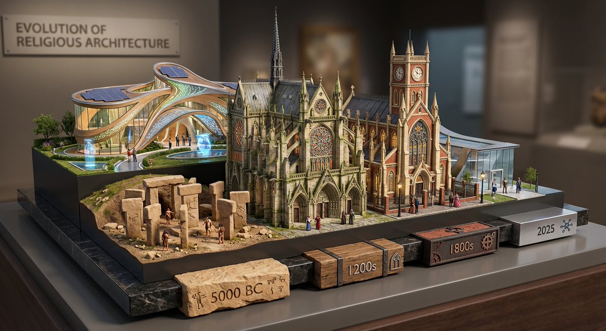 Timeline of Faith: A Layered Architectural Journey