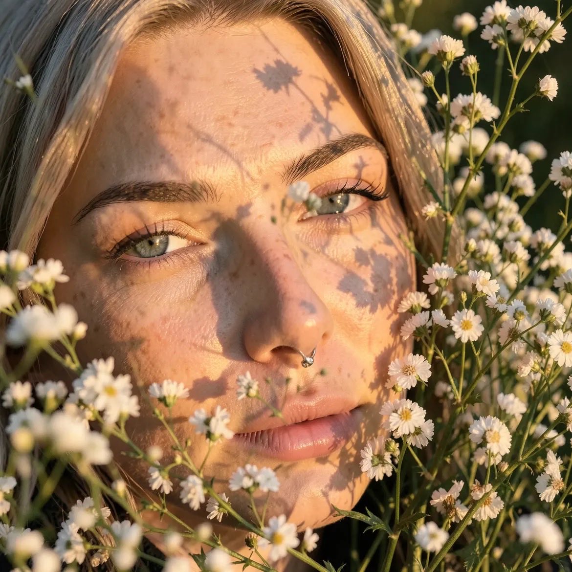 Golden Hour in a Meadow