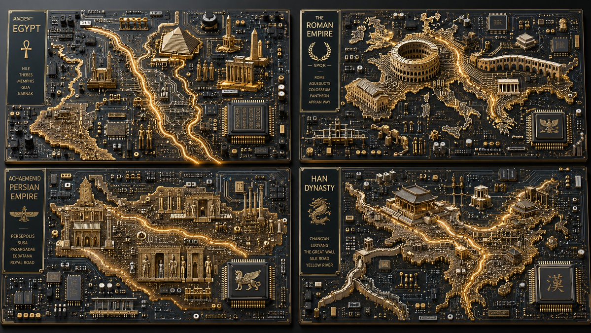 Empires Reimagined: A Motherboard Masterpiece
