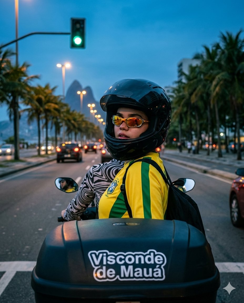Blue Hour Ride Along Ipanema Avenue