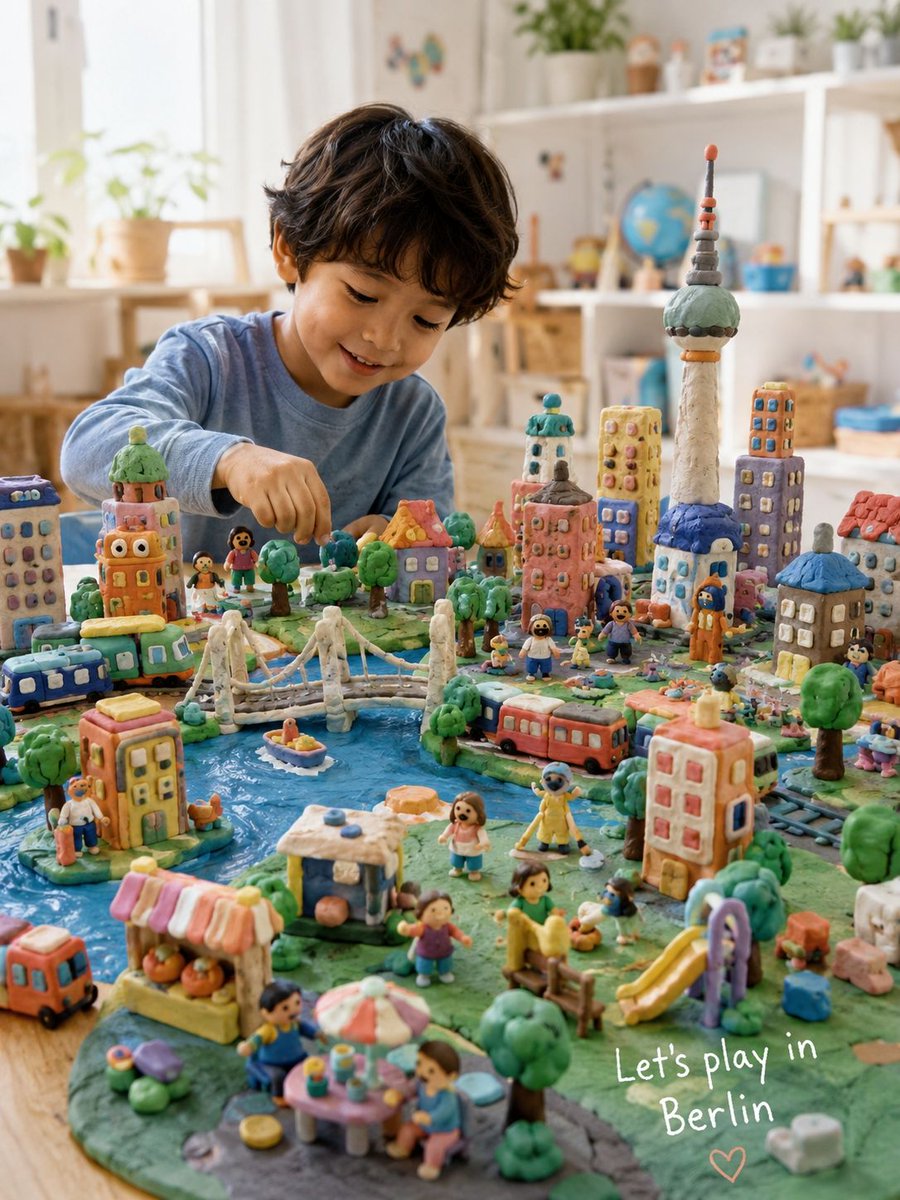 A Child's Imagination: Crafting a Play-Doh City