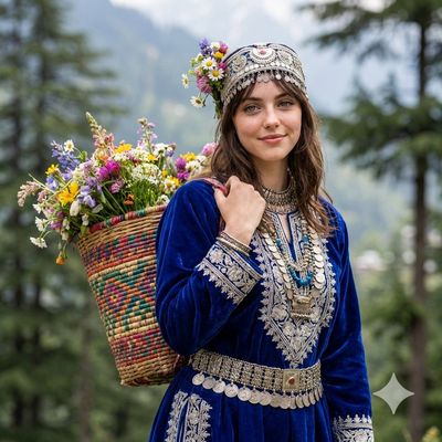 A Regal Portrait of Kashmir's Beauty