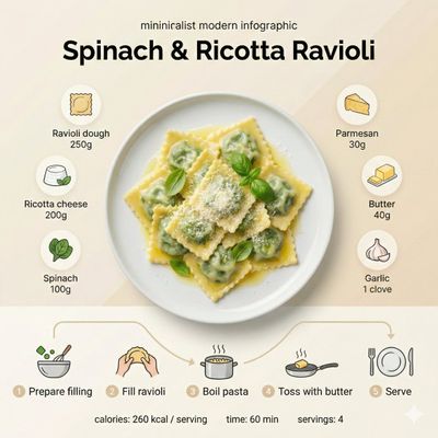 Minimalist Polish Cuisine Infographic