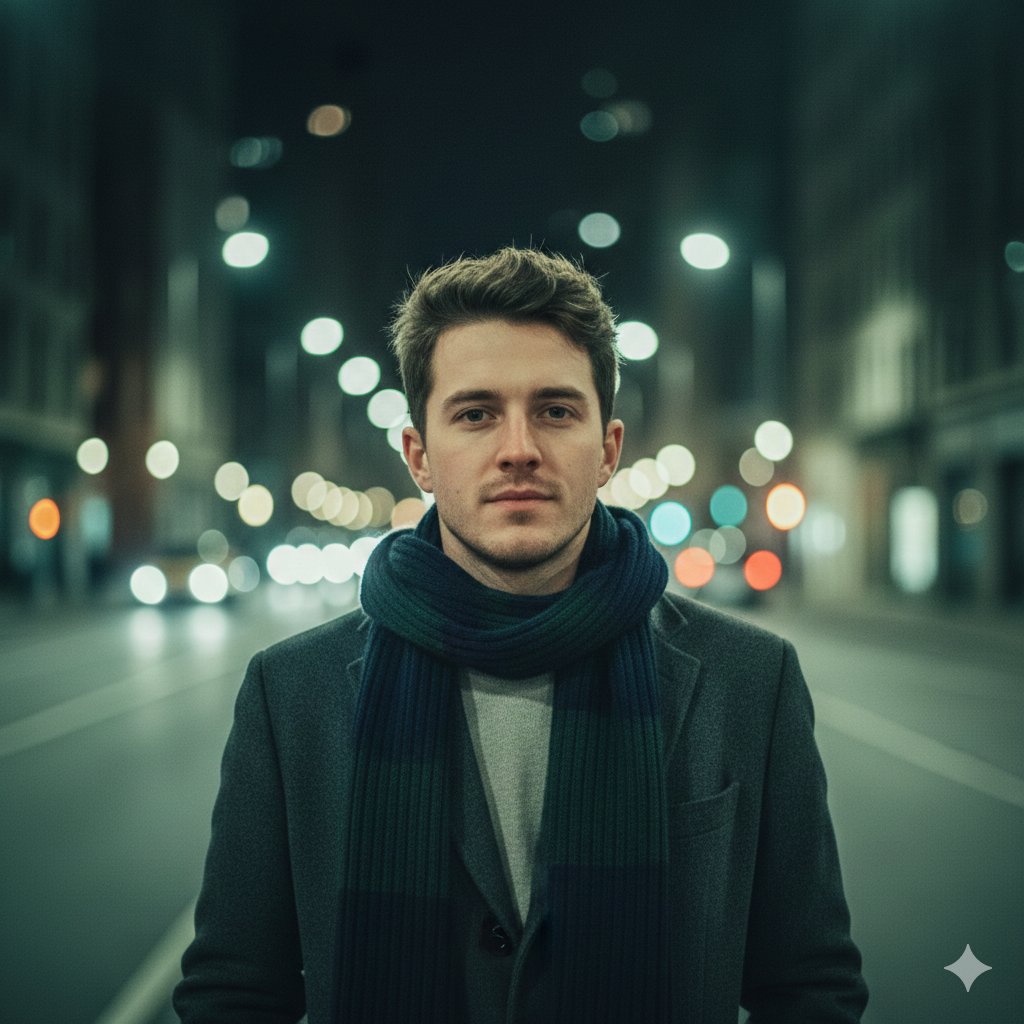 Urban Nightfall: A Stylish Encounter