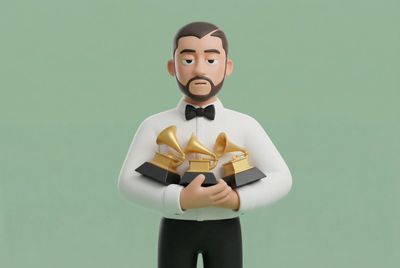 Chill Vibes: A Minimalist 3D Avatar