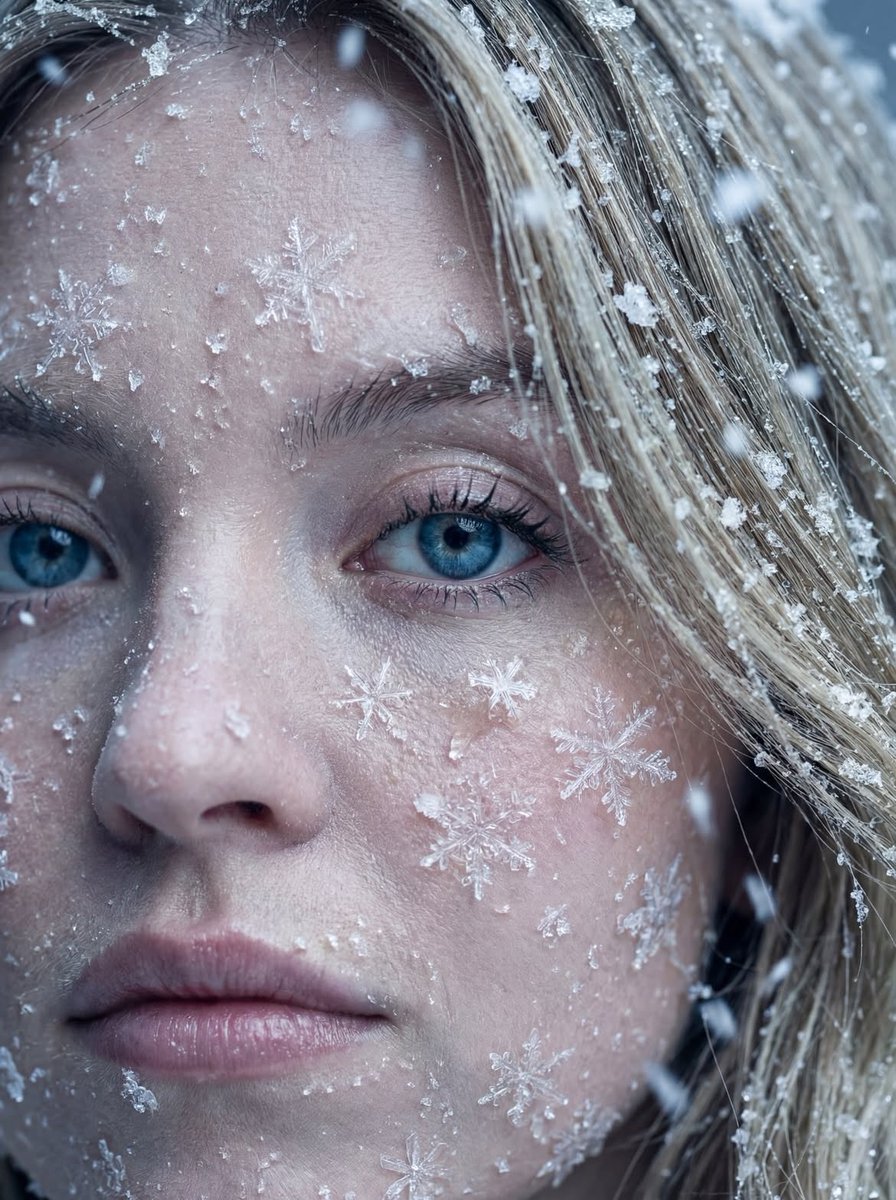 Frozen Beauty: Winter's Chill Captured in Extreme Detail