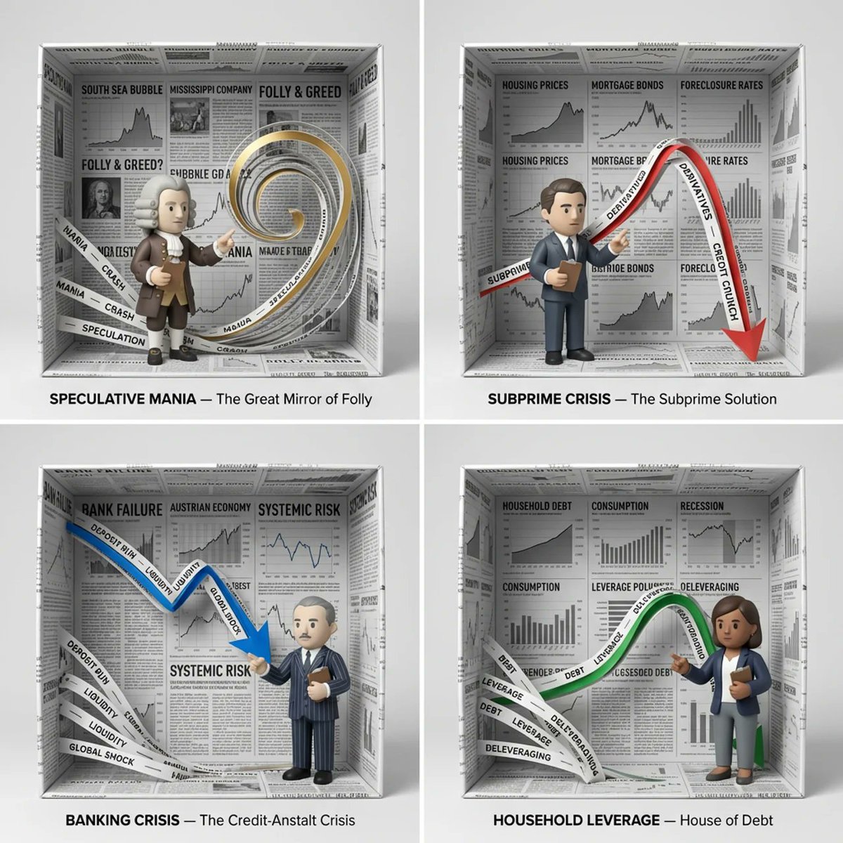 Tiny Economist Diorama: Housing Bubbles in 3D