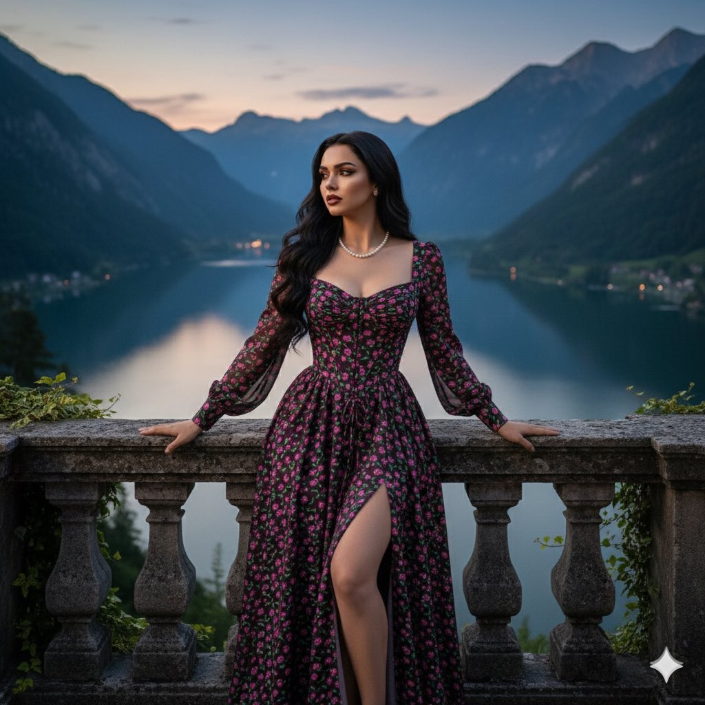 Enchanting Elegance: A Romantic Evening Unfolds