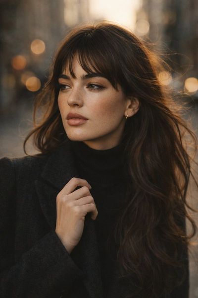 Golden Hour Elegance: A Cinematic Portrait