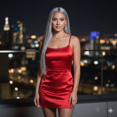 Urban Elegance in Red