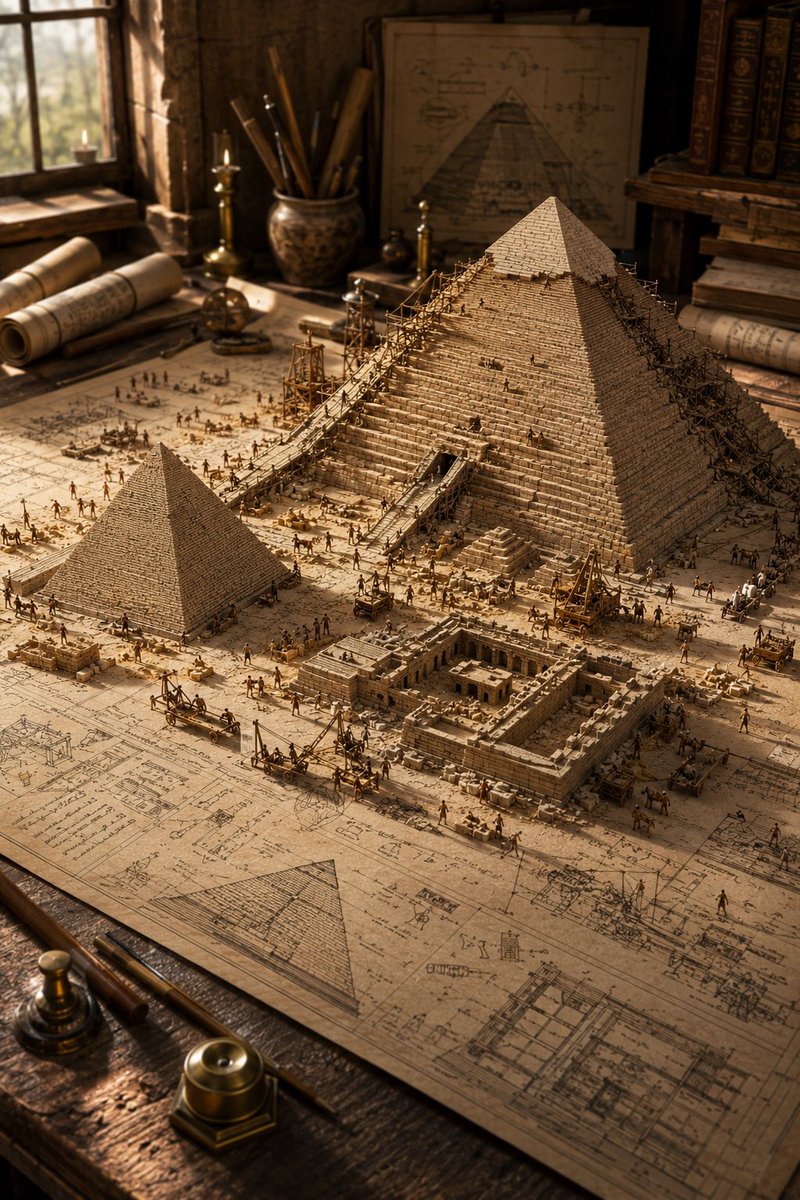 Blueprints of Time: Crafting an Ancient Civilization