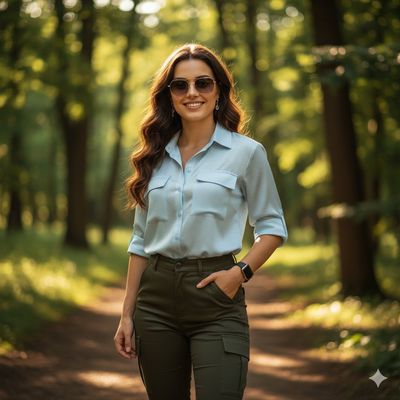 Nature's Runway: Confidence Meets Elegance