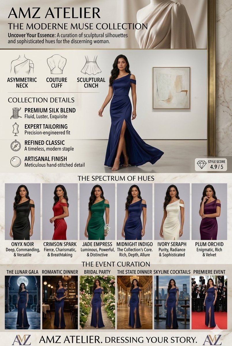 Sculptural Elegance in the Moderne Muse Collection