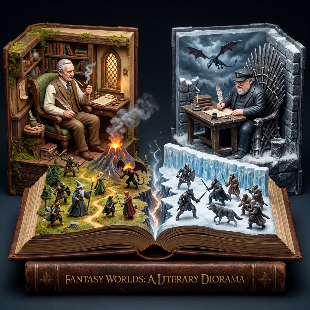 A Literary Clash: Two Authors, Two Worlds
