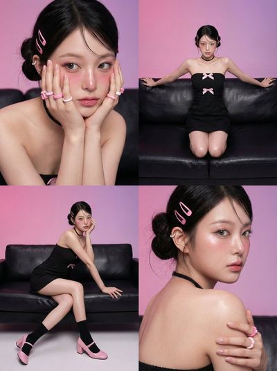 Chic Elegance: K-Pop Inspired Portraits