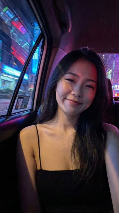 Midnight Selfie Vibes in the Backseat
