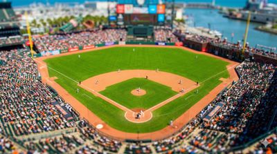 Miniature Sporting World in Tilt-Shift Style