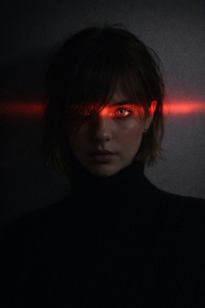 Cinematic Intensity: A Bold Portrait