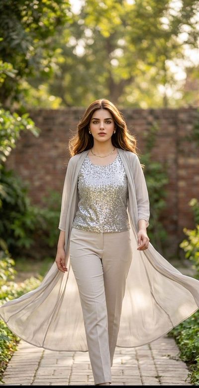 Sunlit Elegance on a Garden Path