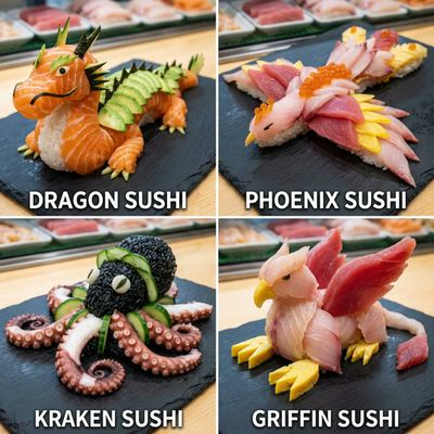 Sushi Monster Creations: Mythical Beasts Reimagined