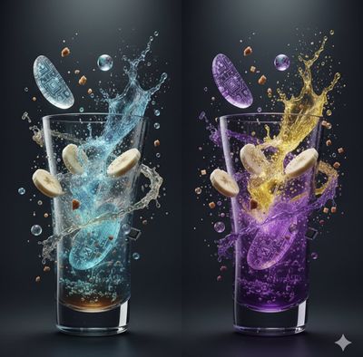 Cybernetic Drinks: A Neon Fusion of Tech and Flavor