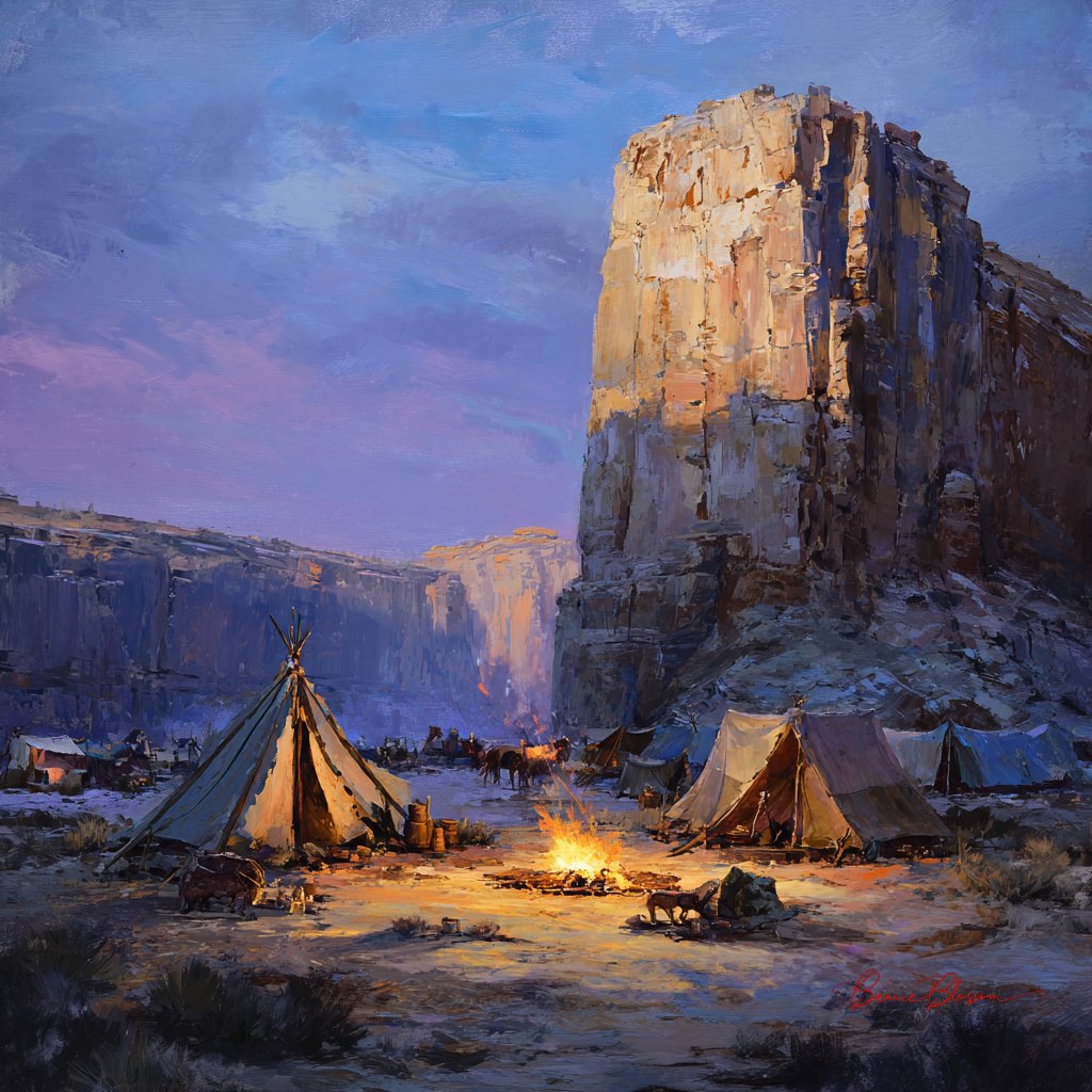 Desert Refuge Beneath the Mesa