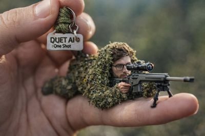 A Giant's Grip on Precision: The Sniper's Keyring