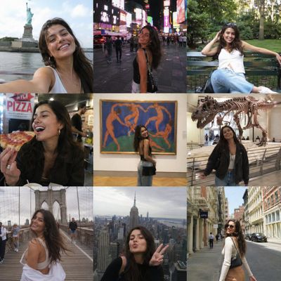 Candid NYC Travel Vlogger Grid