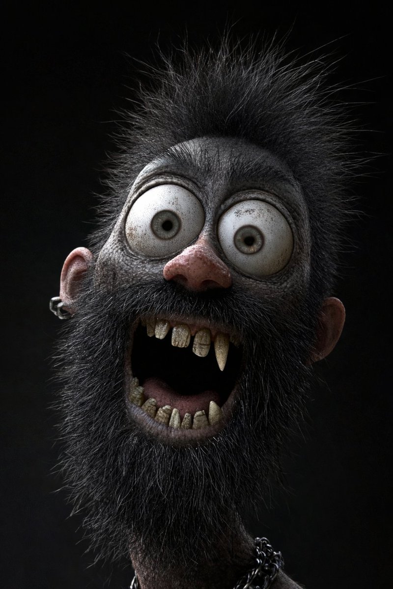 Quirky Humanoid in a Soft Studio Glow