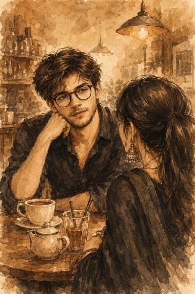 Whispers of Love in a Cozy Café